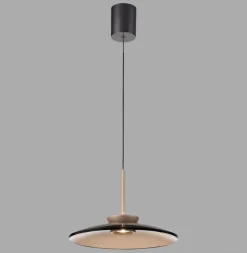 Paul Neuhaus LED Pendelleuchte PURE E-MOON 1-flg bronze