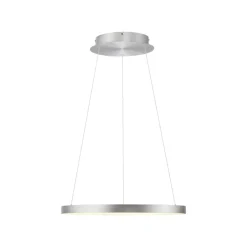 Paul Neuhaus LED Pendelleuchte HOOP 57 cm alu-/nickelfarbig