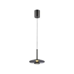 Paul Neuhaus LED Pendelleuchte PURE VITRUM 22 cm grau
