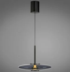 Paul Neuhaus LED Pendelleuchte PURE E-VITRUM 45 cm grau