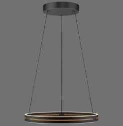 Paul Neuhaus LED Pendelleuchte PURE E-LOOP 70 cm schwarz