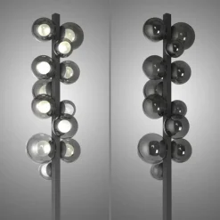 Paul Neuhaus LED Stehlampe PURE POPUP 12-flg grau