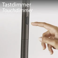 Paul Neuhaus LED Stehlampe PURE VITRUM 32 cm braun