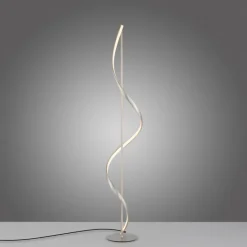 Paul Neuhaus LED Stehlampe Q-SWING 24 cm silberfarbig