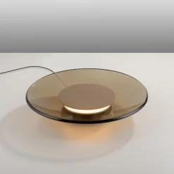 Paul Neuhaus LED Tischlampe PURE MOON 32 cm messingfarbig