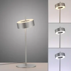 Paul Neuhaus LED Tischlampe Q-ROTATE 16 cm alu-/nickelfarbig