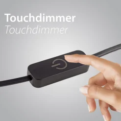 Paul Neuhaus LED Tischlampe RIKA 15 cm schwarz