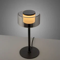 Paul Neuhaus LED Tischlampe RIKA 15 cm schwarz