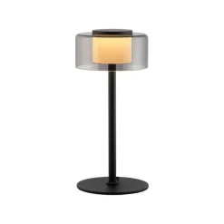 Paul Neuhaus LED Tischlampe RIKA 15 cm schwarz