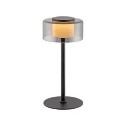 Paul Neuhaus LED Tischlampe RIKA 15 cm schwarz