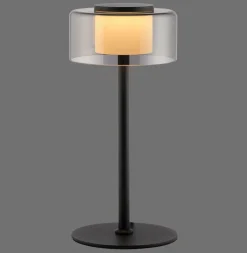 Paul Neuhaus LED Tischlampe RIKA 15 cm schwarz