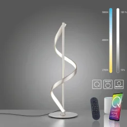 Paul Neuhaus LED Tischlampe Q-SWING 15,5 cm silberfarbig