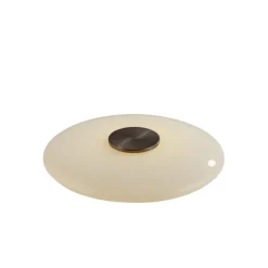 Paul Neuhaus LED Tischlampe PURE VITRUM 32 cm braun