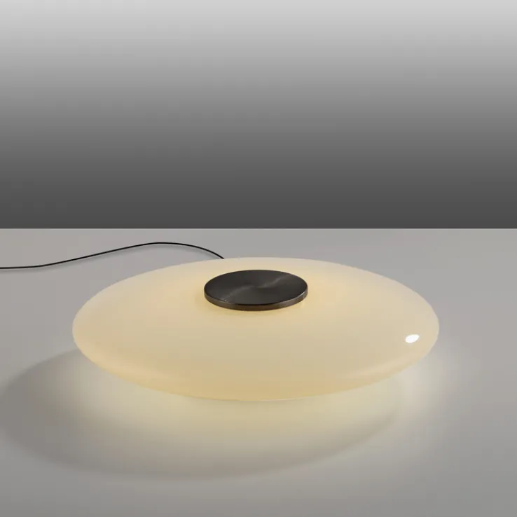 Paul Neuhaus LED Tischlampe PURE VITRUM 32 cm braun