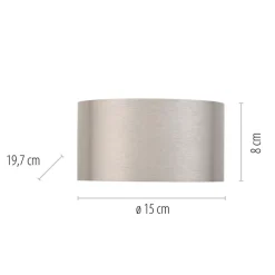 Paul Neuhaus LED Wandlampe PURE CLIPSE 15 cm aluminium