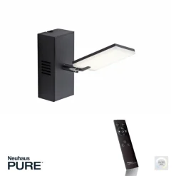 Paul Neuhaus LED Wandleuchte mit Spot PURE-MIRA schwarz