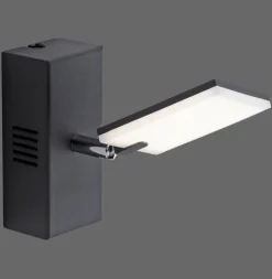 Paul Neuhaus LED Wandleuchte mit Spot PURE-MIRA schwarz