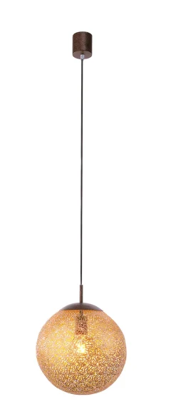 Paul Neuhaus Retrofit Pendelleuchte GRETA 30 cm rostfarbig