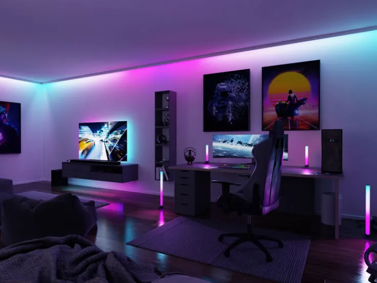 Paulmann Standfuß Entertain DYNAMIC RGB 2er Set