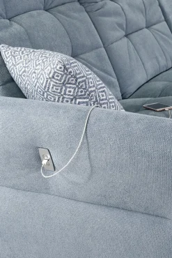 PHILL HILL Ecksofa FORBACH 279 x 210 cm blau