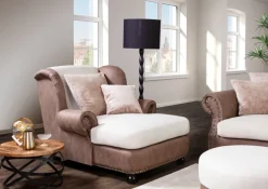 Phill Hill Longchair BOSTON hellbraun/ beige