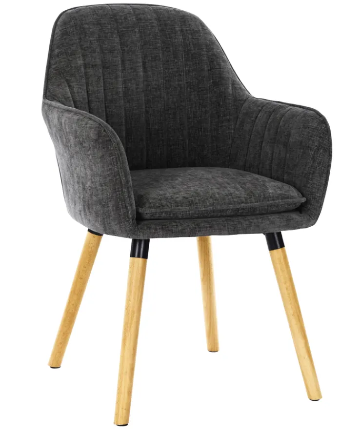 PHILL HILL Stuhl HARRY Buche Massivholz/grau