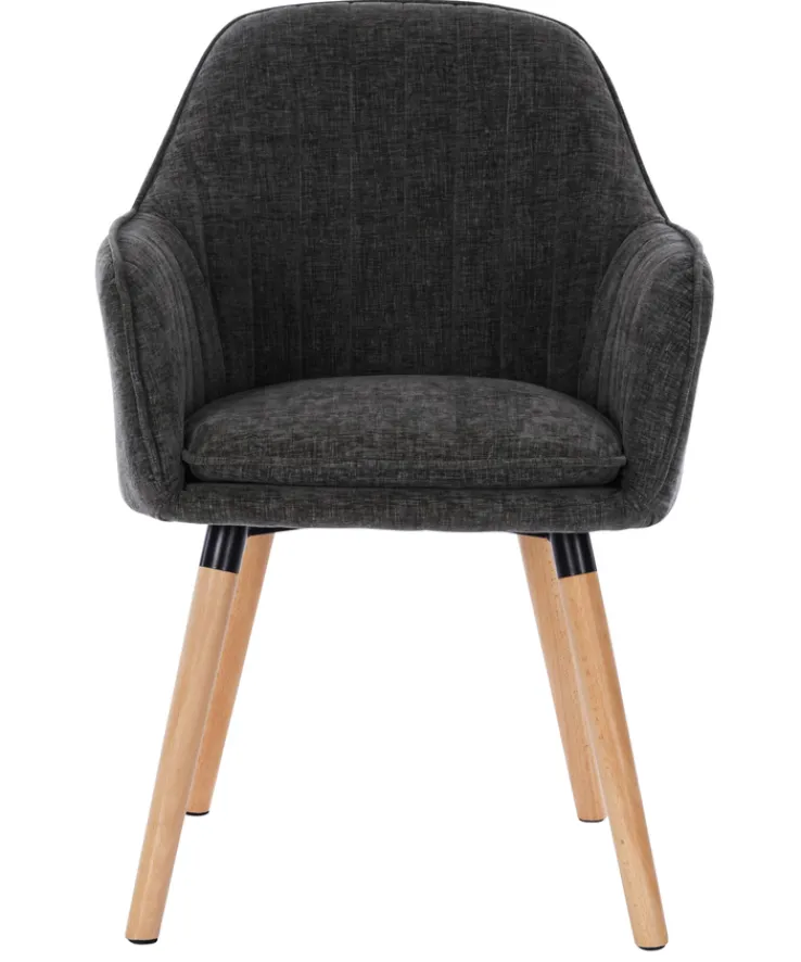 PHILL HILL Stuhl HARRY Buche Massivholz/grau