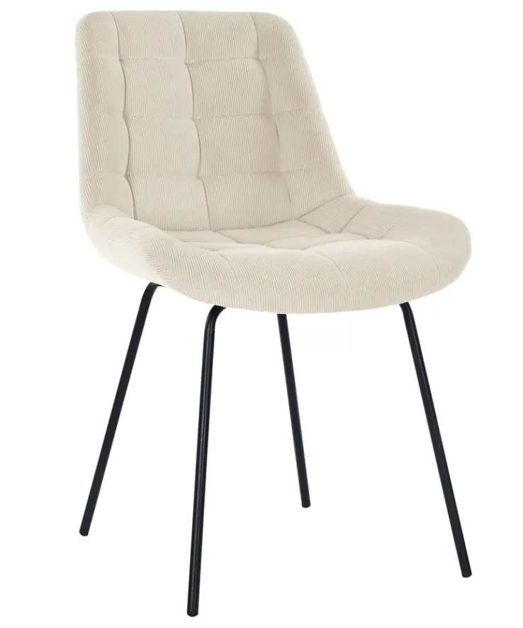 PHILL HILL Stuhl OLIVIA cremefarbig/schwarz