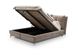 Polsterbett AURA 180 x 200 cm taupe