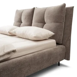 Polsterbett AURA 180 x 200 cm taupe