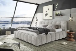Polsterbett BEXLEY CREMONA 180x200 cm taupe
