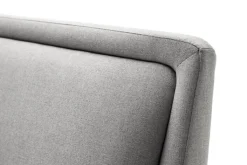 QUARTIER Polsterbett FRIEDA IIL 140 x 200 cm hellgrau