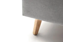 QUARTIER Polsterbett FRIEDA IIL 140 x 200 cm hellgrau