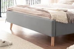 QUARTIER Polsterbett FRIEDA IIL 140 x 200 cm hellgrau