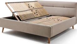 QUARTIER Polsterbett LOTTE 180 x 200 cm beige