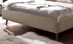 QUARTIER Polsterbett LOTTE 180 x 200 cm beige