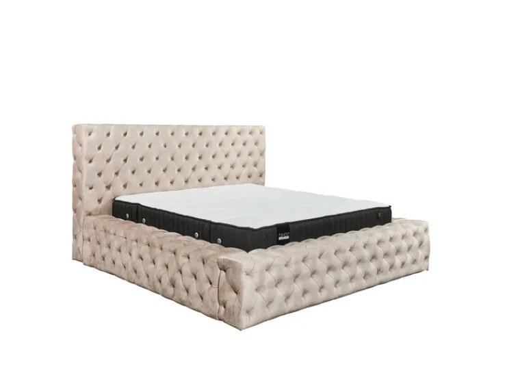 Polsterbett MATHÈO beige180 x 200cm