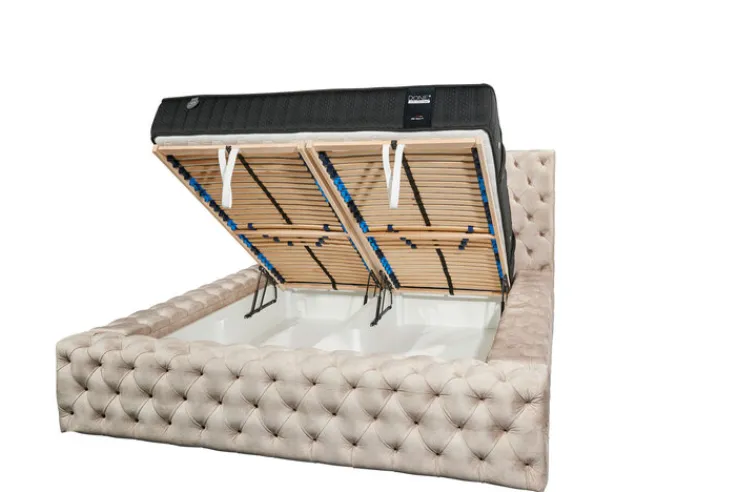 Polsterbett MATHÈO beige180 x 200cm