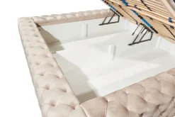 Polsterbett MATHÈO beige180 x 200cm