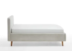 Polsterbett MATTIS 140 x 200 cm Cord beige