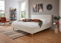 Polsterbett MATTIS 180 x 200 cm beige