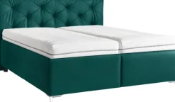 Polsterbett PALLAS 180 x 200 cm grünblau