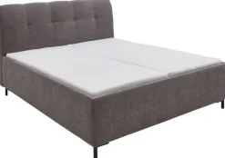 Polsterbett SIZELESS grau