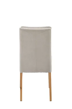 QUARTIER Polsterstuhl LENI hellgrau