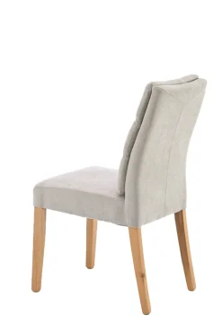 QUARTIER Polsterstuhl LENI hellgrau