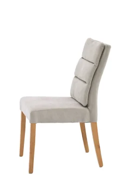 QUARTIER Polsterstuhl LENI hellgrau