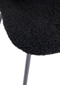 Polsterstuhl MARCUS Stoffbezug schwarz