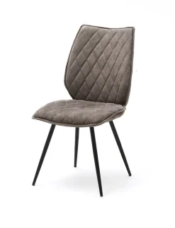 QUARTIER Polsterstuhl MILLER 2er Set beige