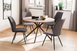 QUARTIER Polsterstuhl MILLER 2er Set beige