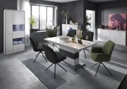 QUARTIER Polsterstuhl TAYLOR 49 x 88 cm grau anthrazit